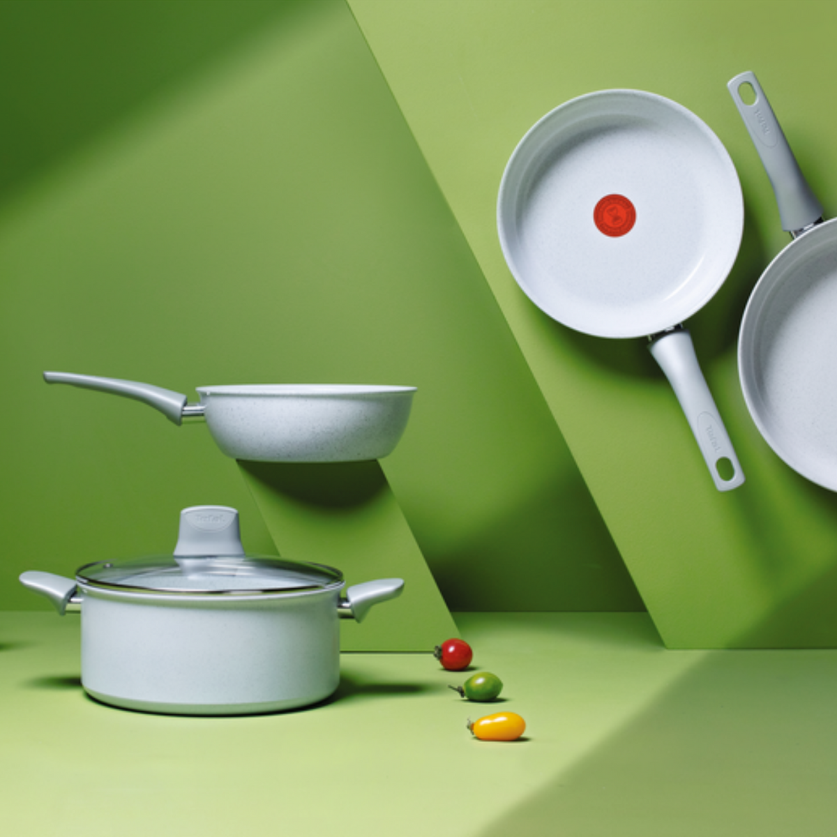 Casserole Tefal Natural Chef 20cm Gris Clair Antiadhésive