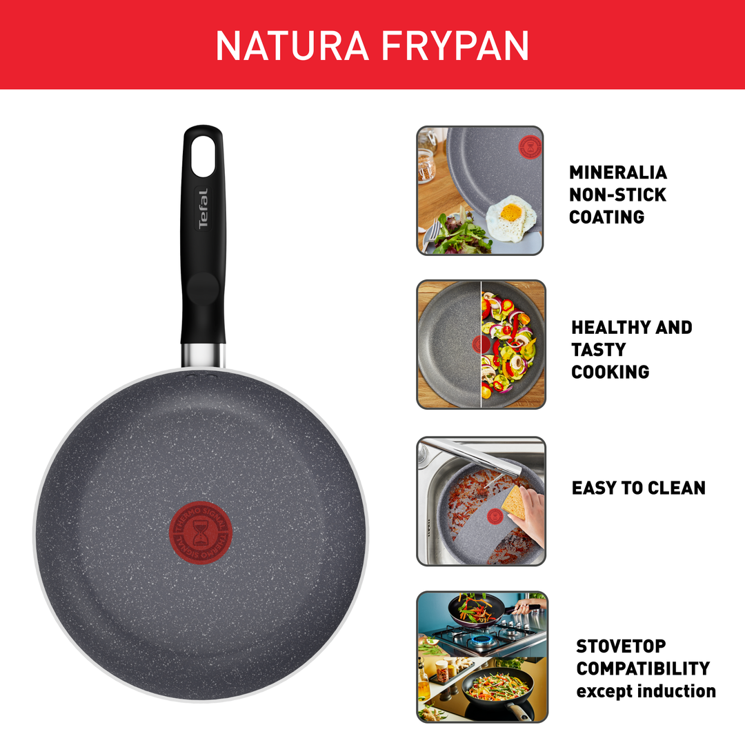 Poêle Tefal Cook Natural 20cm Antiadhésive