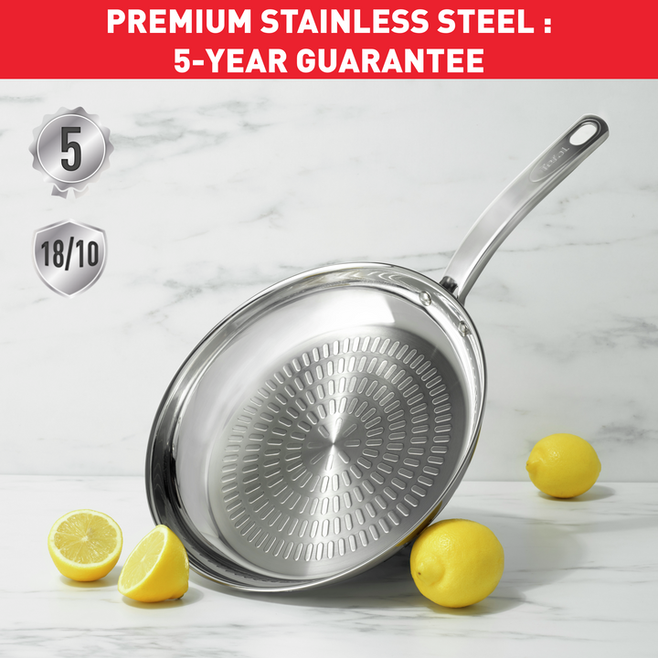 POELE INOX NR 28CM INTUITION B8590635 Tefal