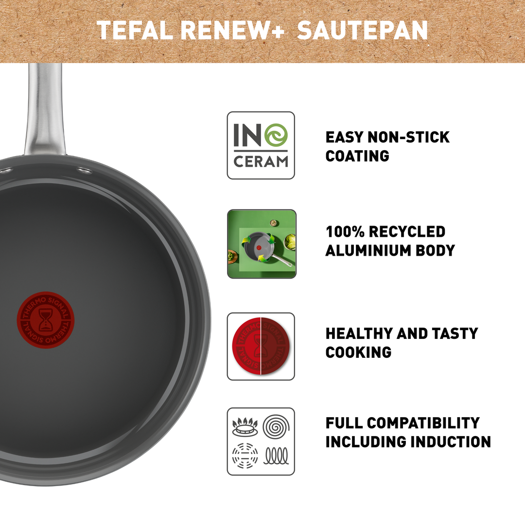 SAUTEUSE 24CM RENEW+ C4243253 Tefal