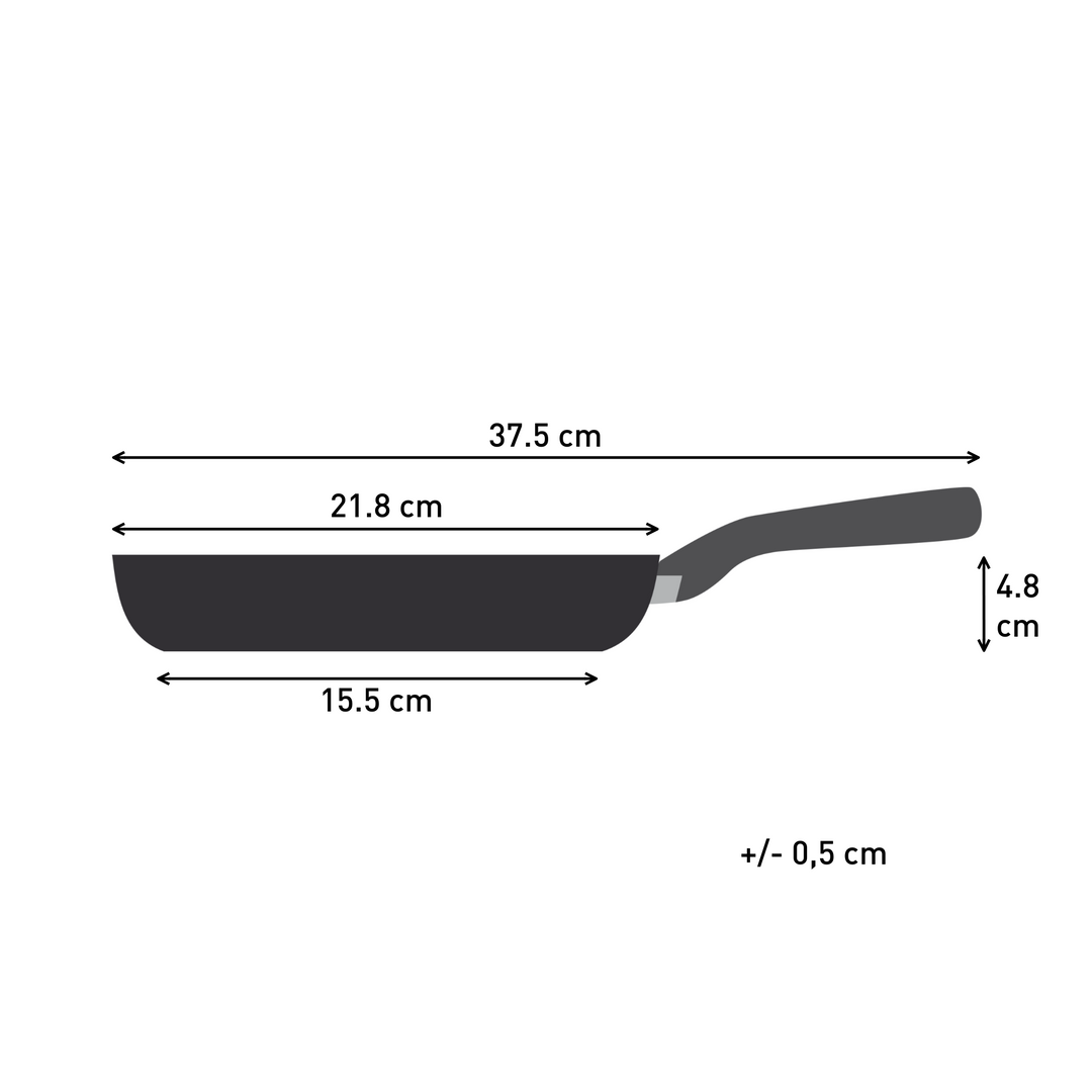 POELE 20CM NATURAL CHEF GRIS CLAIR C4510202 Tefal