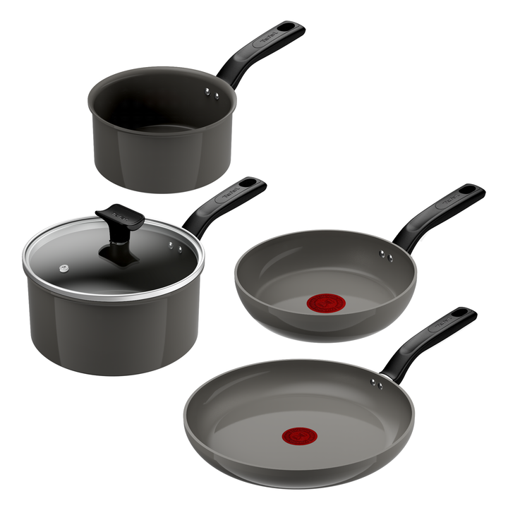 BATTERIE DE CUISINE EN CERAMIQUE 5PCS CHANGE C474S504 TEFAL