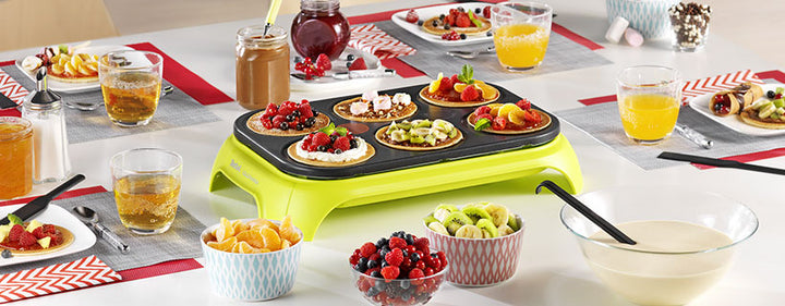 CREPIERE PARTY 6 NEO COLORMANIA 1000W PY559312 Tefal