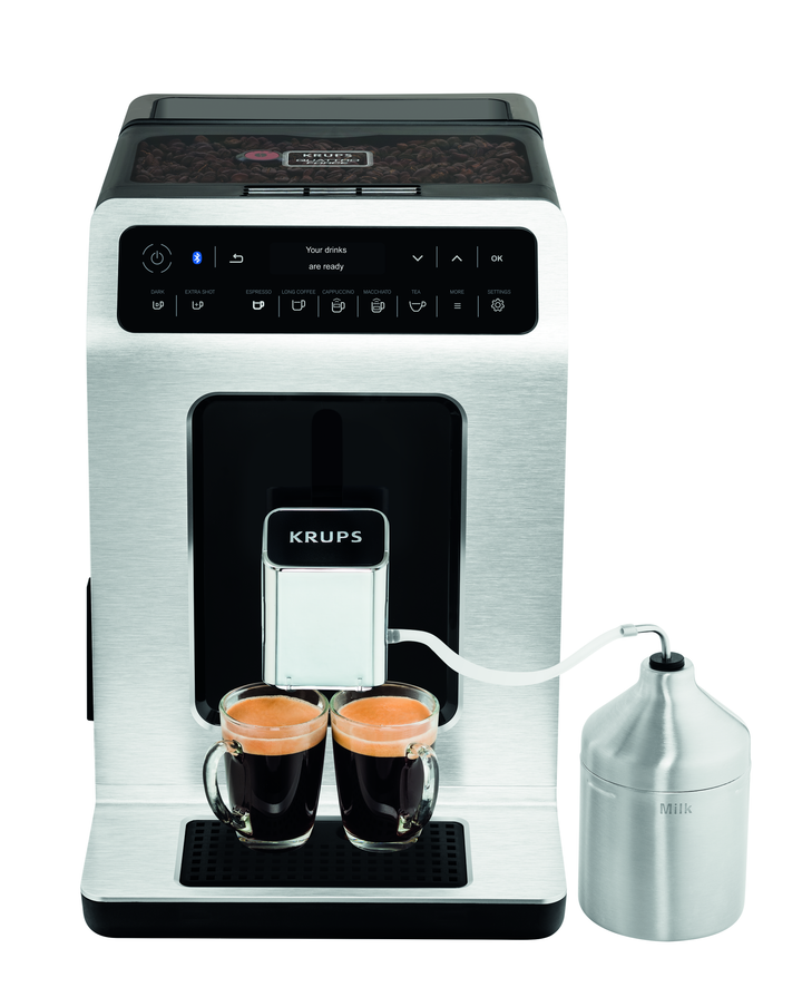 ESPRESSO FULL AUTO EVIDENCE AVEC POT LAIT 1450W SILVER/NOIRE EA891D10 Krups