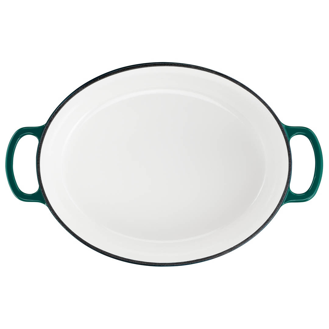 COCOTTE OVALE EN FONTE ELEGANCE 23*29CM VERT E2760604 Tefal