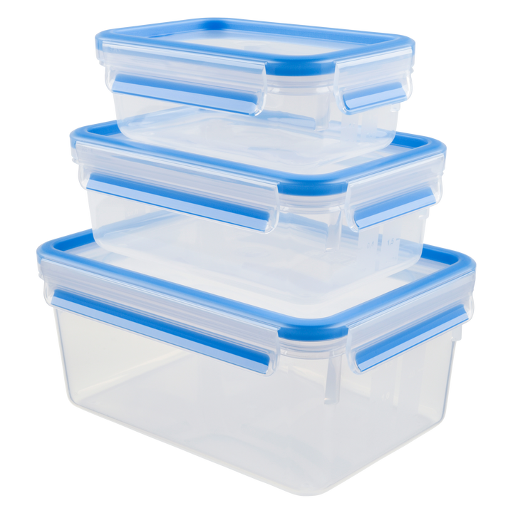 SET DE 3 BOITES ALIMENTAIRES MASTERSEAL PL 0.55/1L/2.20L K3028912 Tefal