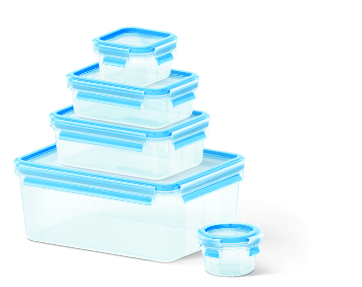 SET DE 5 BOITES ALIMENTAIRES MASTERSEAL 0.15RO/0,25/0,55/1L/3,7L K3029012 Tefal