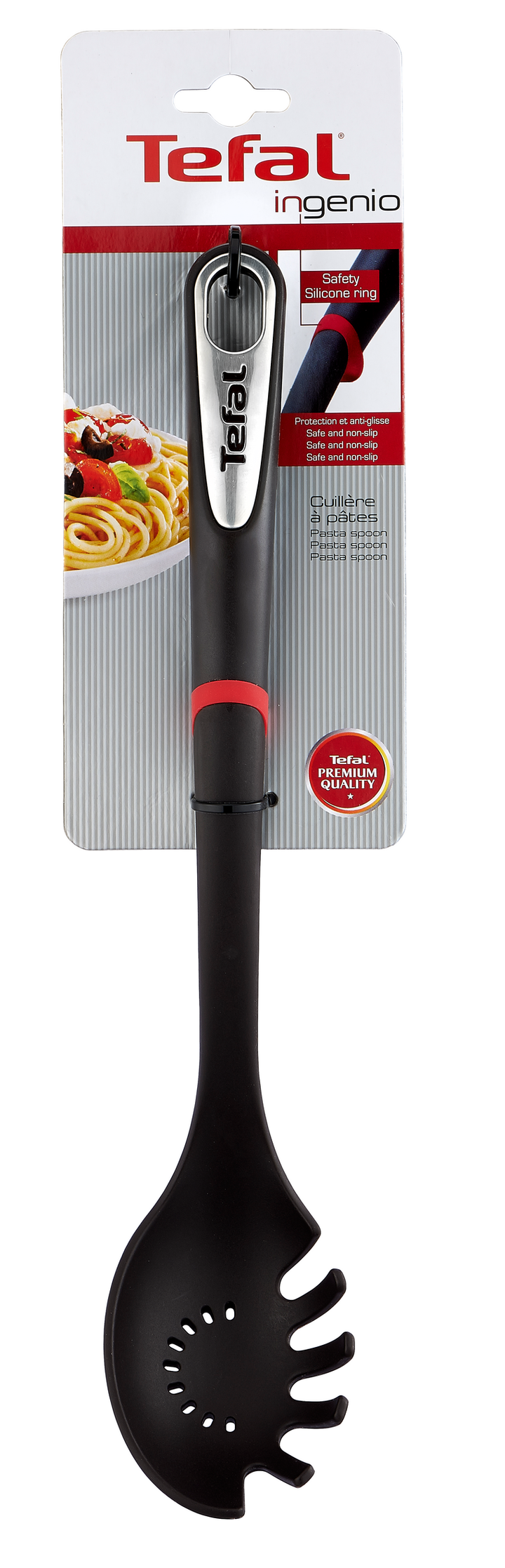 CUILLERE A PATES NOIRE INGENIO K2060214 TEFAL