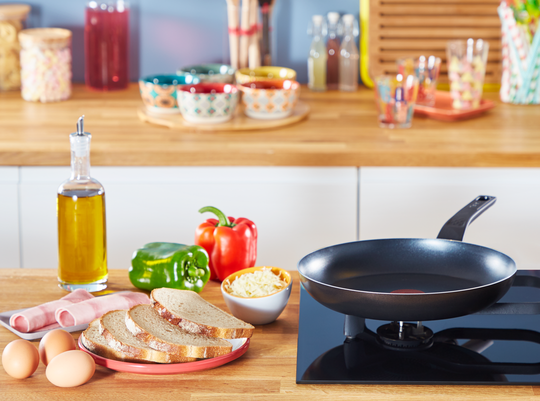 SET 2 POELE EASY COOK &amp; CLEAN 24/28 CM B5559033 TEFAL