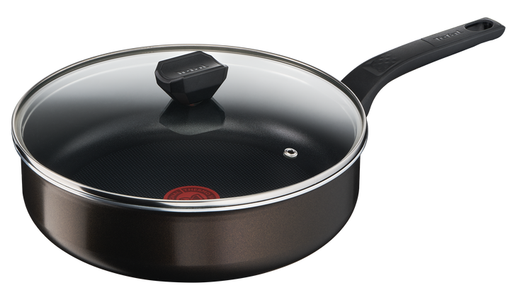 SAUTEUSE 24CM + COUV EN VERRE EASY COOK&amp;CLEAN B5543202 Tefal