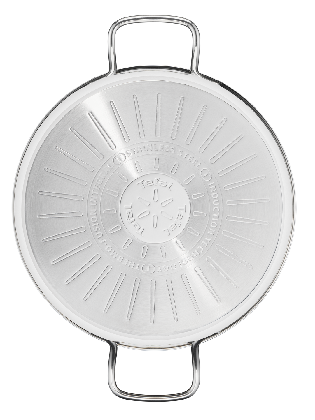 FAITOUT INOX NR 24CM+COUV EN VERRE INTUITION B8644674 Tefal