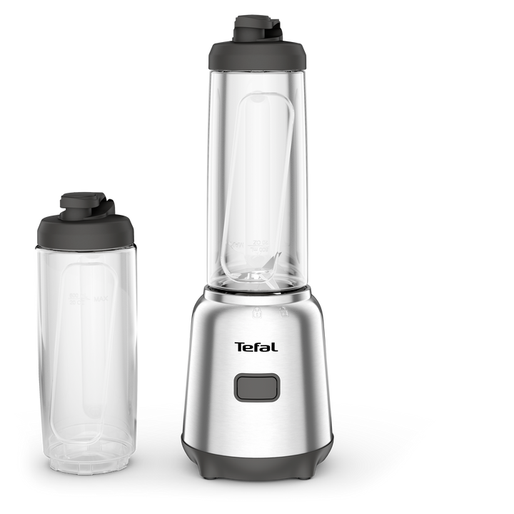 BLENDER MIX &amp; MOVE BOL EN TRITAN 0,8L 300W 1V+1 GOURDE SILVER BL15FD30 Tefal