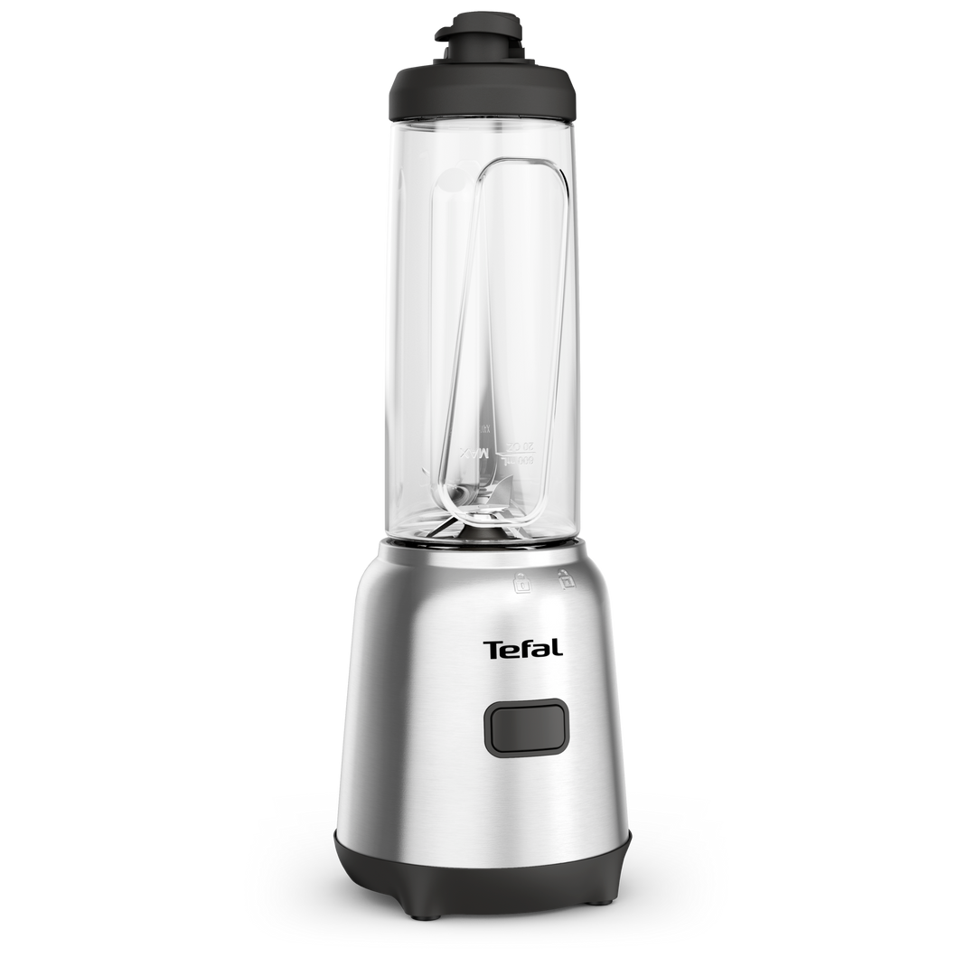 BLENDER MIX &amp; MOVE BOL EN TRITAN 0,8L 300W 1V+1 GOURDE SILVER BL15FD30 Tefal