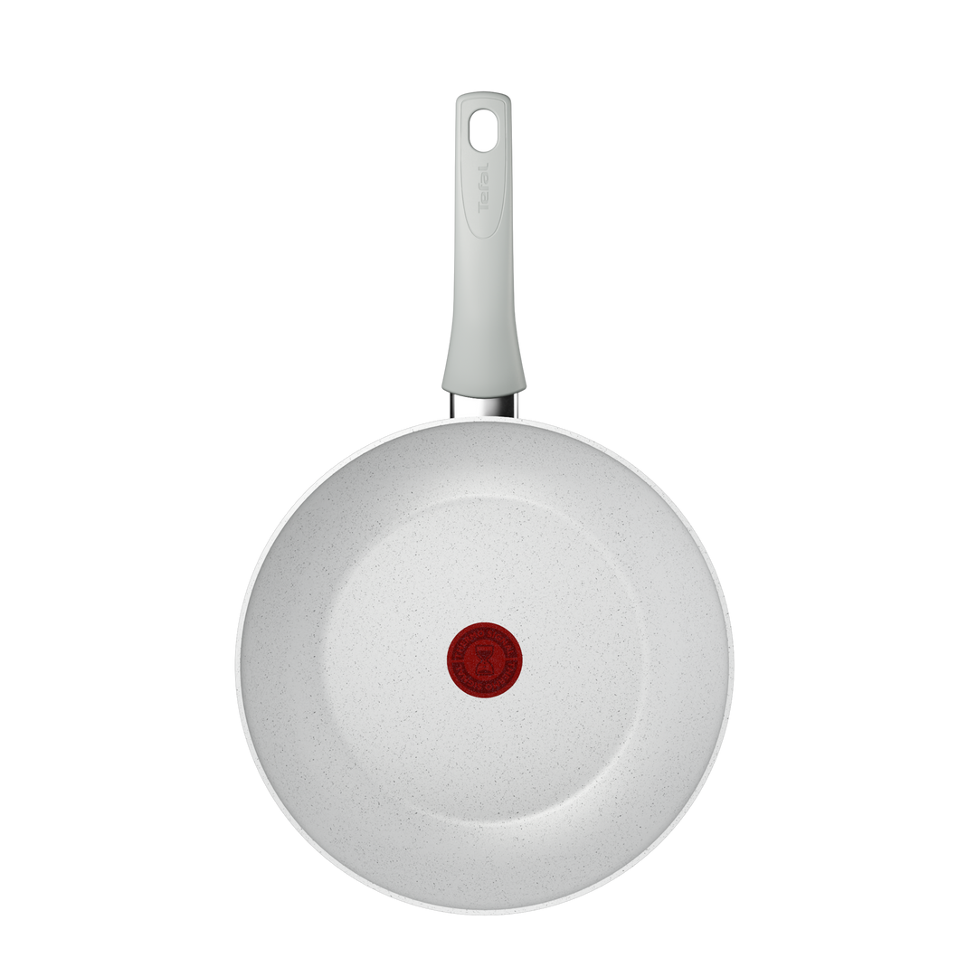 Wok Tefal Natural Chef 28cm Gris Clair Antiadhésive - C4511902