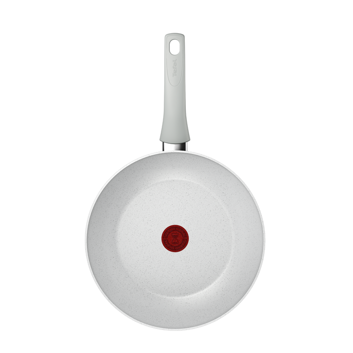 Wok Tefal Natural Chef 28cm Gris Clair Antiadhésive - C4511902