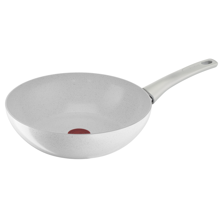 Wok Tefal Natural Chef 28cm Gris Clair Antiadhésive - C4511902