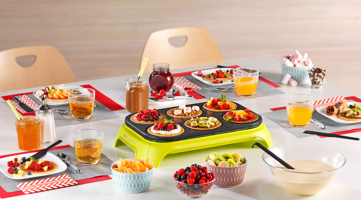 CREPIERE PARTY 6 NEO COLORMANIA 1000W PY559312 Tefal