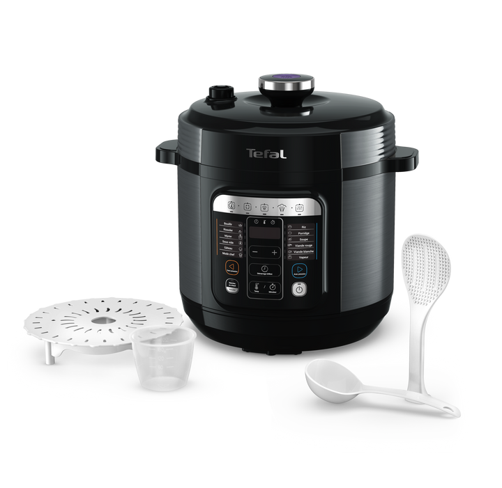 COCOTTE ELECTRIQUE HOME CHEF 6L 915-1090W NOIRE CY6018M2 Tefal