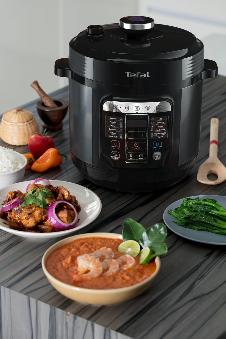COCOTTE ELECTRIQUE HOME CHEF 6L 915-1090W NOIRE CY6018M2 Tefal