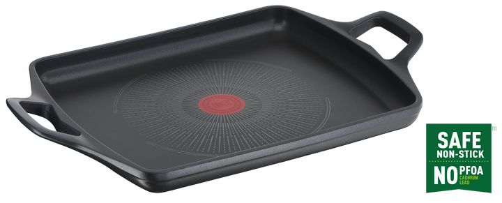 POELE PLANCHA 26*32CM ROBUSTO NOIR E2499844 Tefal