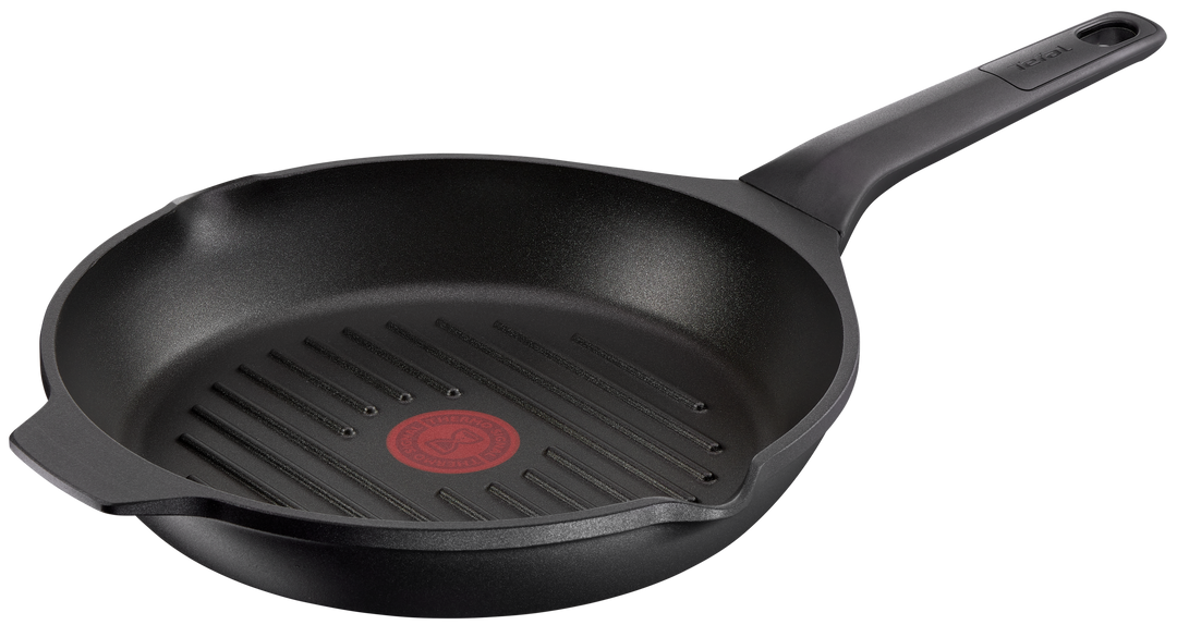 POELE GRILL 26CM ROBUSTO NOIR E2494044 Tefal