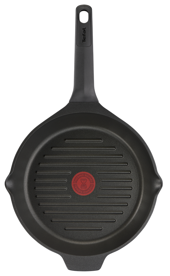 POELE GRILL 26CM ROBUSTO NOIR E2494044 Tefal
