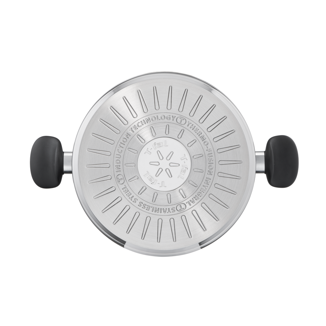 FAITOUT INOX+COUV EN VERRE 24CM PRIMARY E3084604 Tefal