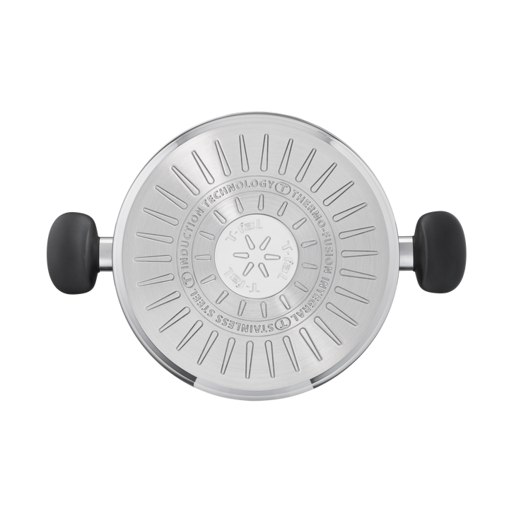 FAITOUT INOX+COUV EN VERRE 24CM PRIMARY E3084604 Tefal