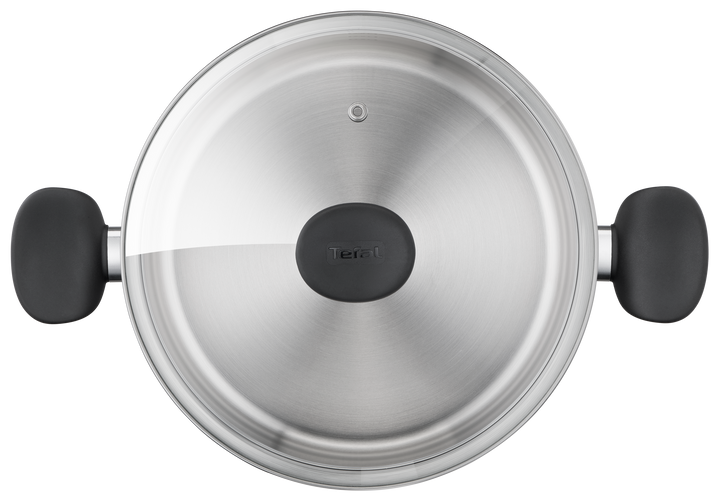 MARMITE INOX+COUV EN VERRE 28CM PRIMARY E3086404 Tefal