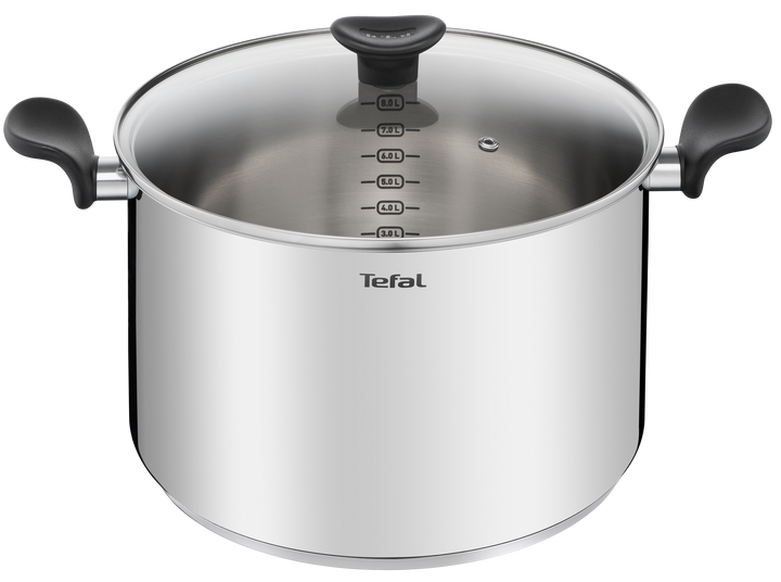 MARMITE INOX+COUV EN VERRE 28CM PRIMARY E3086404 Tefal