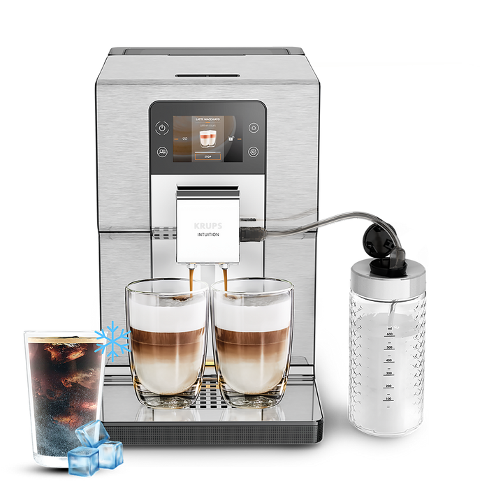 ESPRESSO FULL AUTO INTUITION 1550W SILVER BROSSE EA877D10 Krups