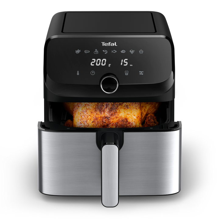 FRITEUSE EASYFRY MEGA 7.5L 2020W SILVER/NOIRE EY855D10 Tefal