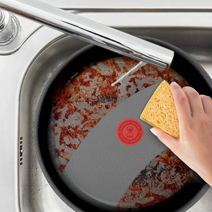 BATTERIE DE CUISINE INGENIO 8PCS EASY COOK N CLEAN NOIR L1539402 Tefal