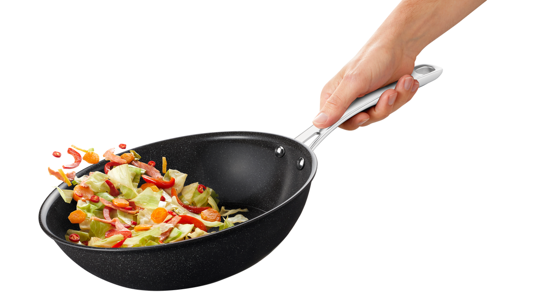 POELE WOK 28CM EXCEL+ CERAM NOIR G2151902 Tefal