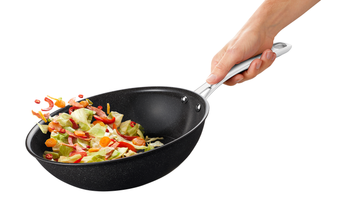 POELE WOK 28CM EXCEL+ CERAM NOIR G2151902 Tefal