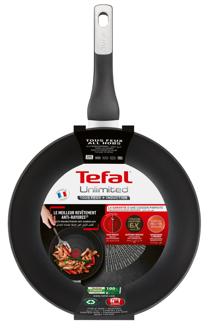 Unlimited Wok 28 G2551902 - Antiadhésif - Induction Téfal