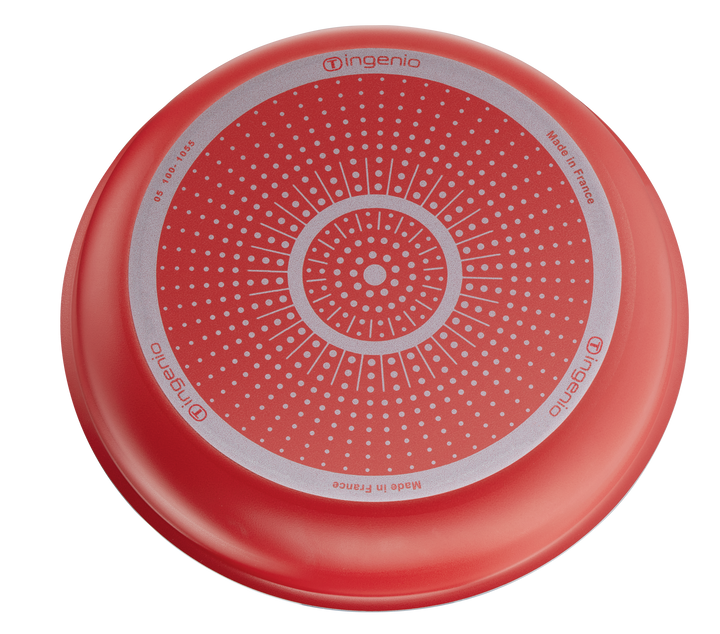 BATTERIE DE CUISINE 9P INGENIO EASY C&amp;C ROUGE L1529202 Tefal