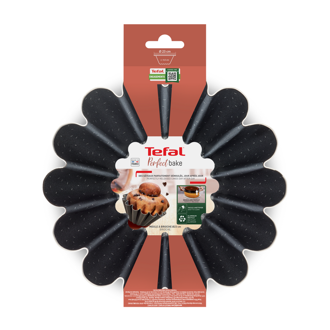 Perfect Bake J5546602 Moule à Brioche 23 cm  Téfal