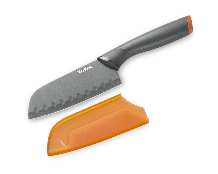 COUTEAU SANTOKU 12CM+COUV FRESH KITCHEN K1220104 Tefal