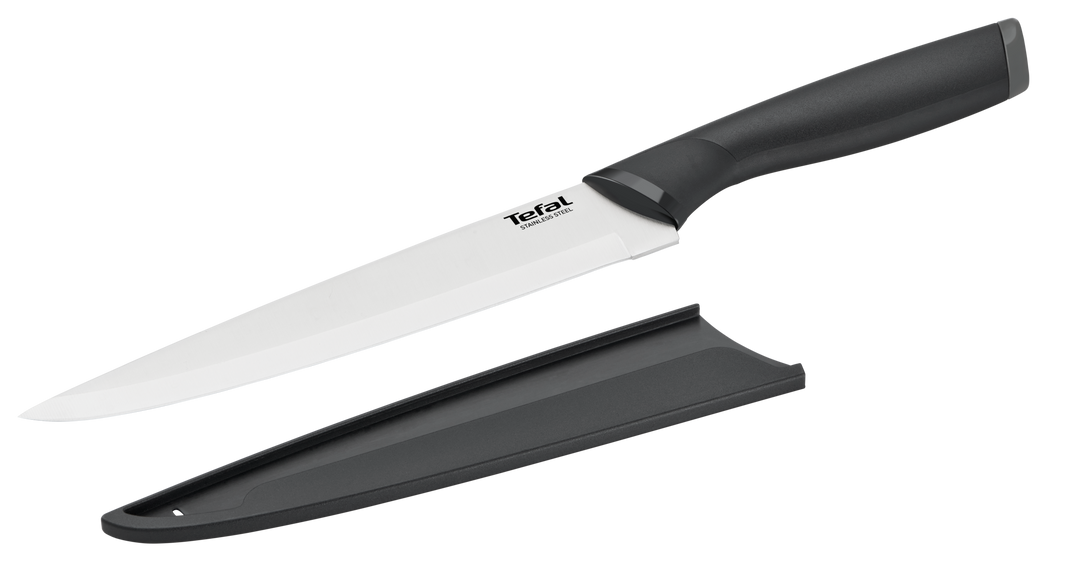 COUTEAU SLICING 20CM+COUV COMFORT K2213704 Tefal