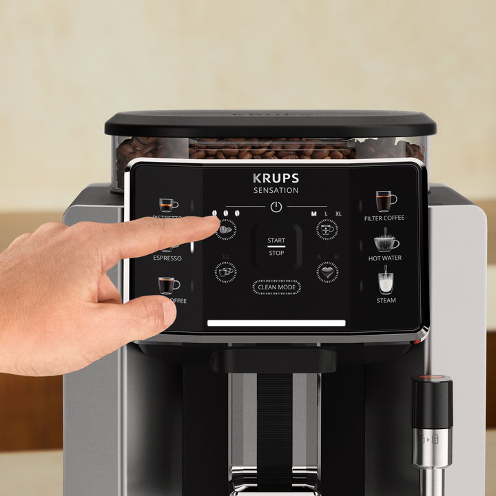 ESPRESSO FULL AUTO SENSATION 1450W ALU/NOIRE EA910E10 Krups