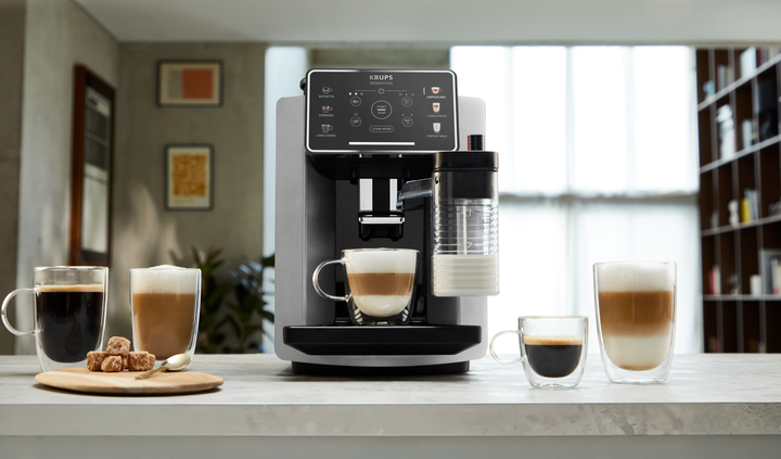 ESPRESSO FULL AUTO SENSATION MILK 1450W ALU/NOIRE EA912E10 Krups