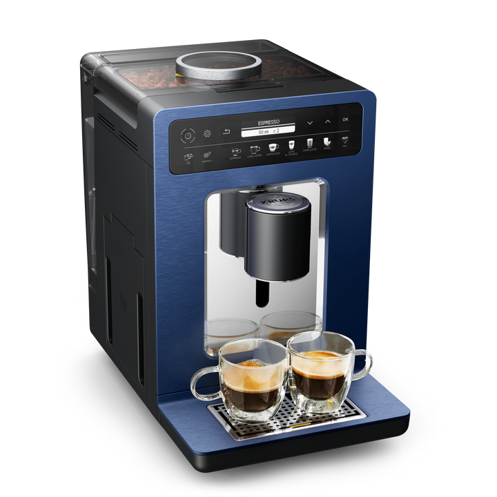 ESPRESSO FULL AUTO EVIDENCE BY WILMOTTE 1450W BLEUE EA89W410 Krups
