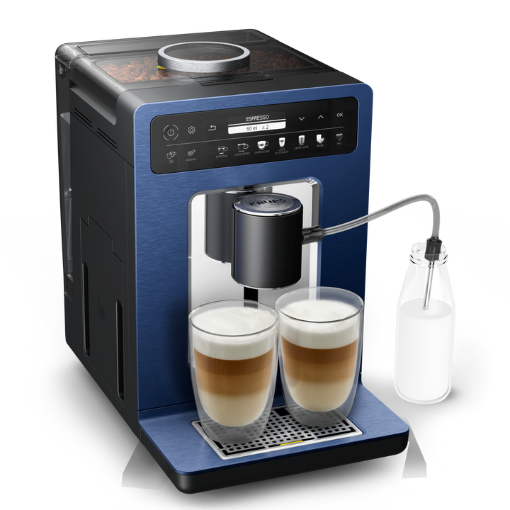 ESPRESSO FULL AUTO EVIDENCE BY WILMOTTE 1450W BLEUE EA89W410 Krups