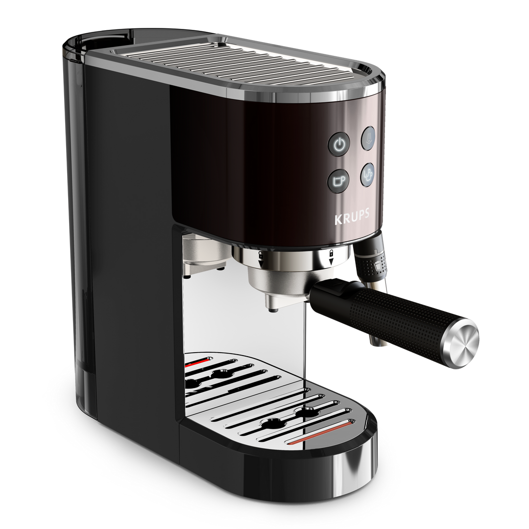 ESPRESSO STEAM&amp;PUMP VIRTUOSO+15BARS 1350W SILVER/NOIR XP444G10 Krups