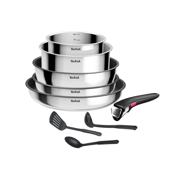 BATTERIE DE CUISINE INGENIO 9PCS COOK EAT L881S904 Tefal