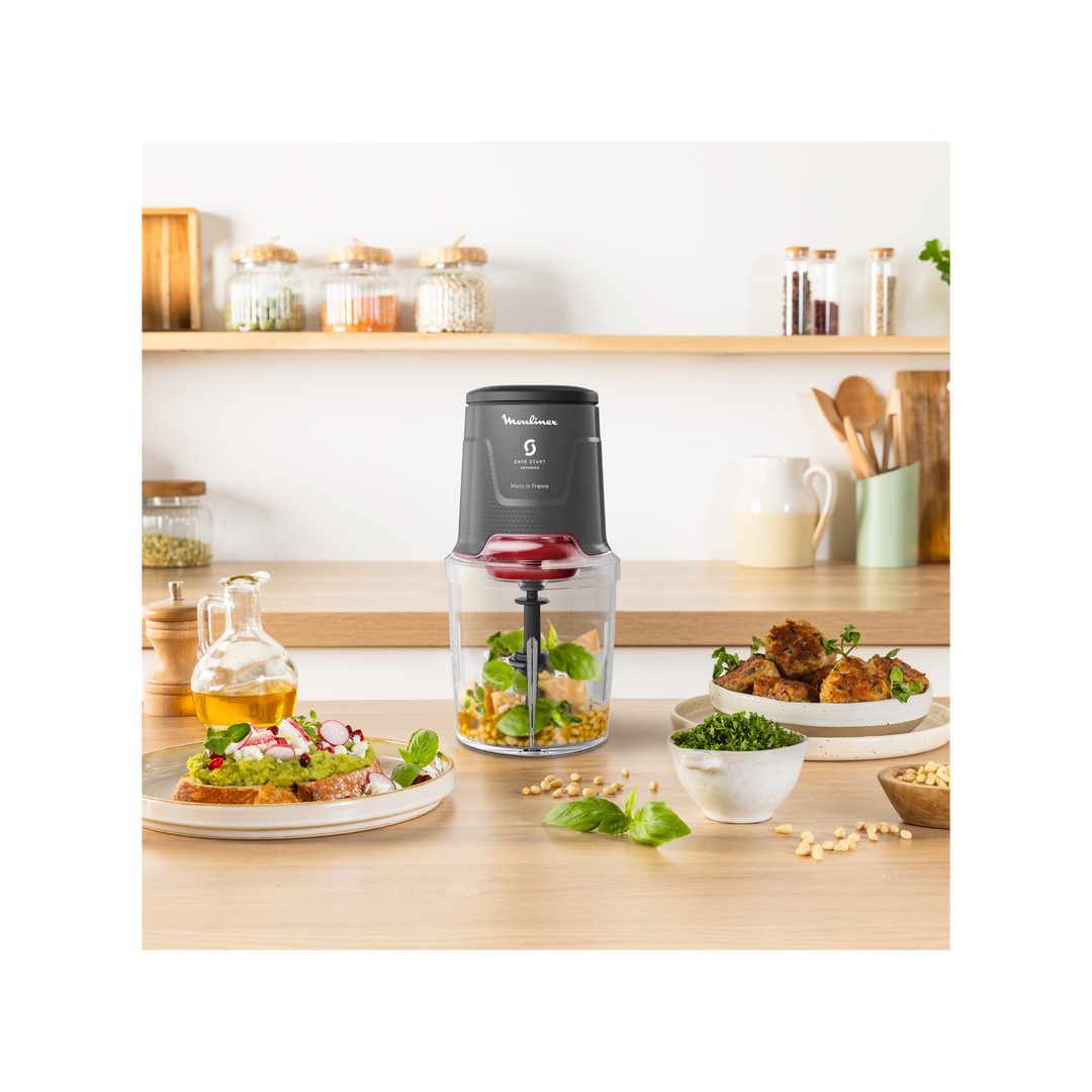 HACHOIR EASYPRESS BOL EN PLASTIQUE 500ML 600W 1V AT740HF1 Moulinex
