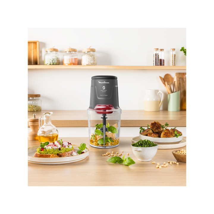 HACHOIR EASYPRESS BOL EN PLASTIQUE 500ML 600W 1V AT740HF1 Moulinex