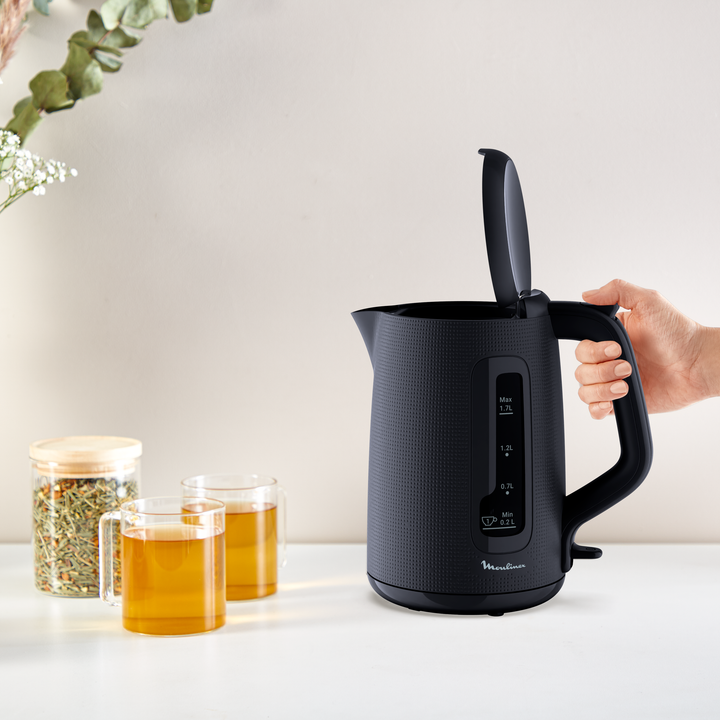 BOUILLOIRE MORNING 1,7L 2400W NOIRE BY2M0810 Moulinex