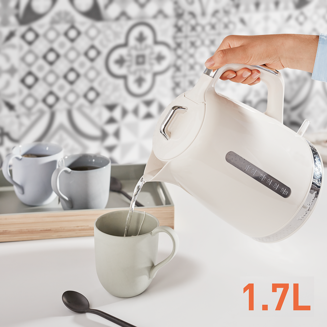 BOUILLOIRE SOLEIL 1,7L 2400W IVOIRE BY320A10 Moulinex
